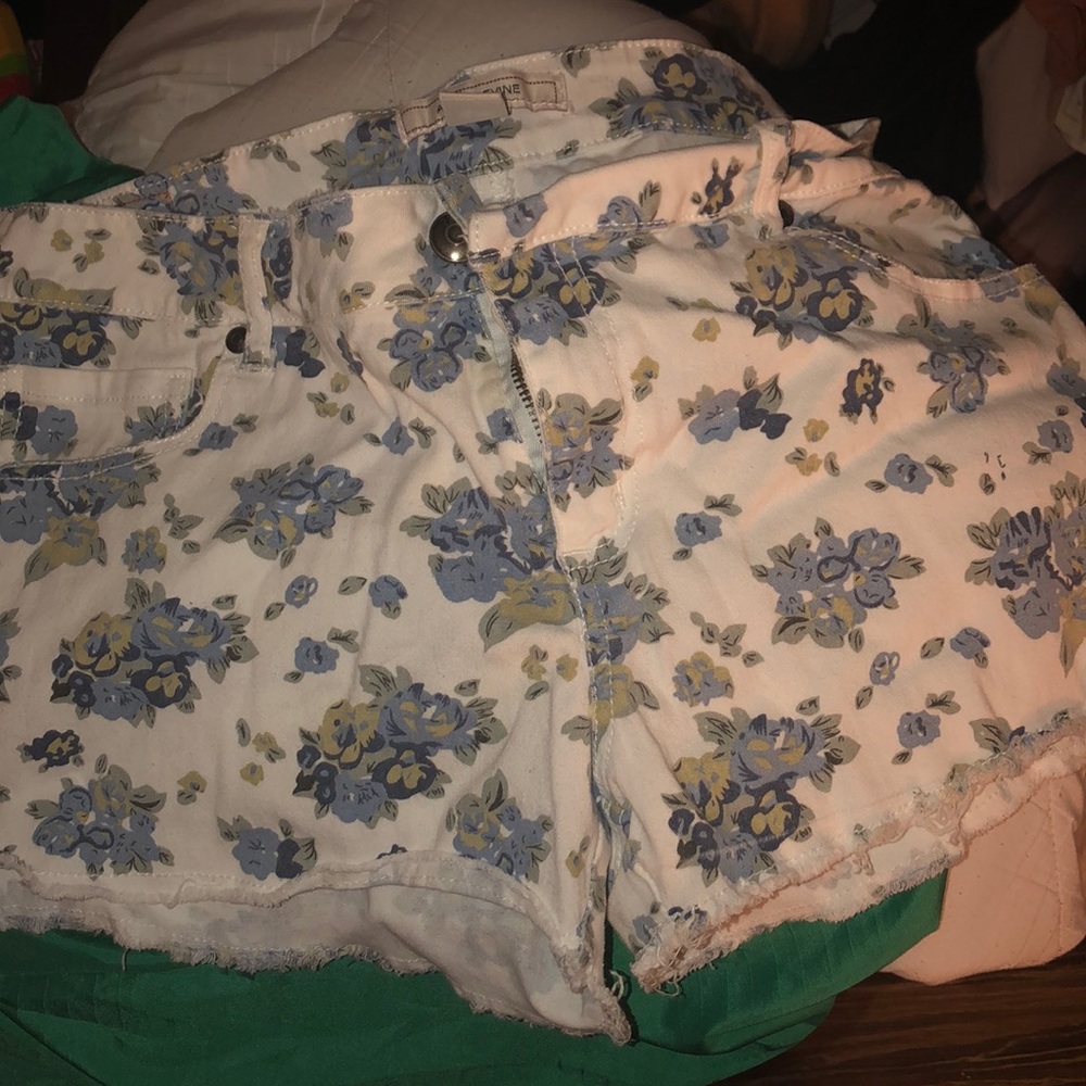 Adam Levine Floral Print Shorts